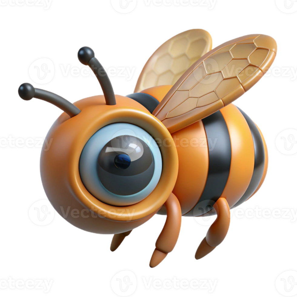 extraordinary creative A close-up of a bee's eye, compound and intricate, macro photography, scientific illustration professional png