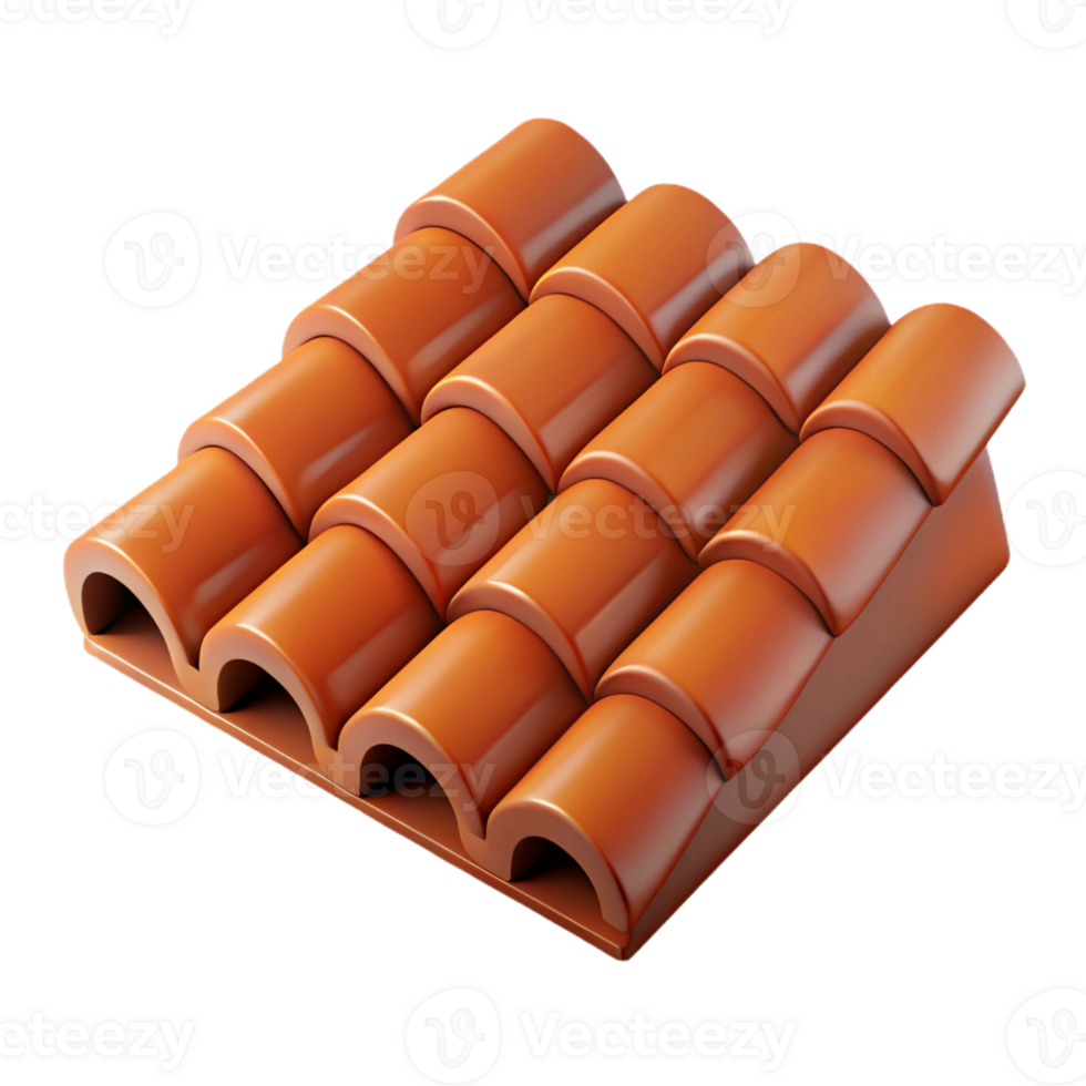 extraordinary rustic Roof tile, clay, terracotta, exclusive png