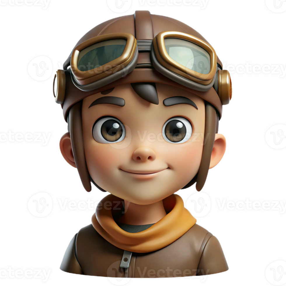 stunning minimalist Portrait of a young boy wearing a vintage aviator helmet and goggles, sepia-toned, vintage photography style 4K png