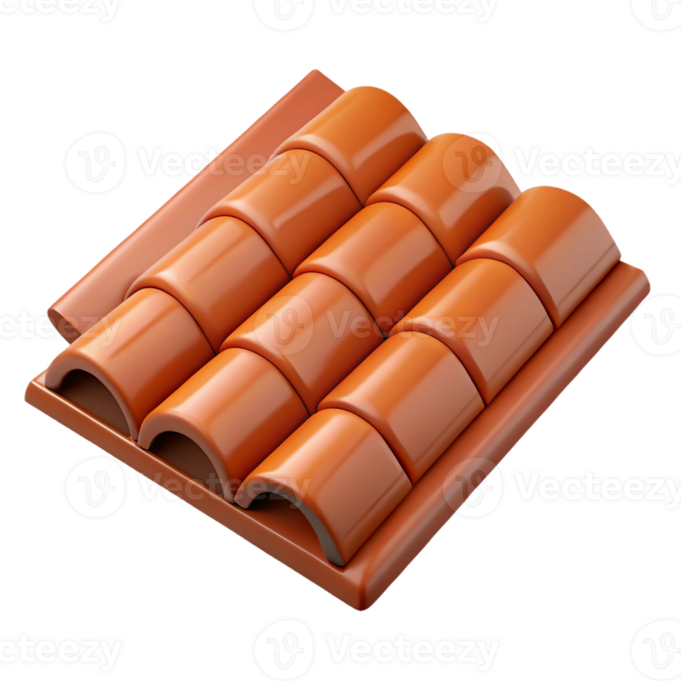 magnificent traditional Contemporary roof tile, terracotta authentic png