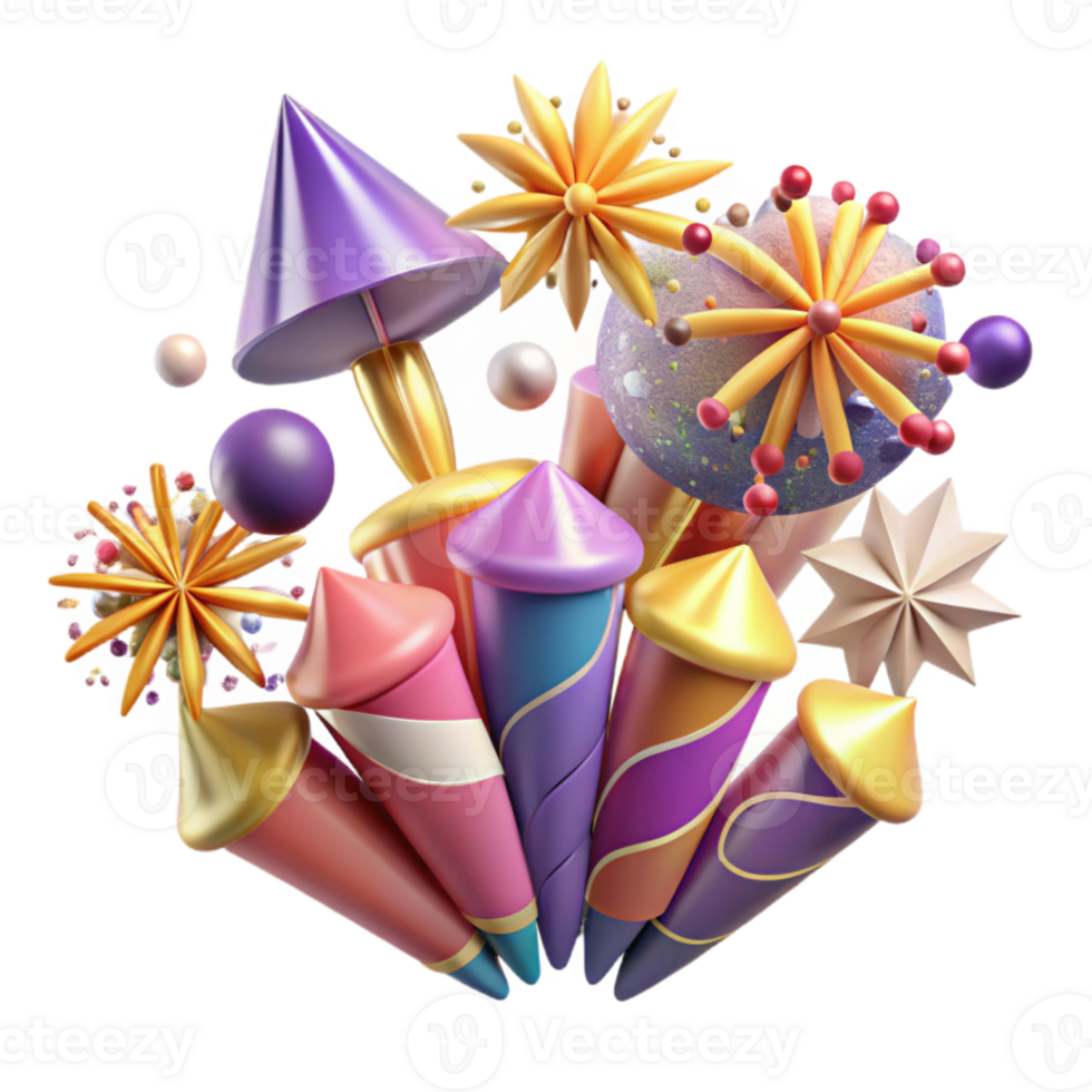 impressive creative Fireworks Isolated for Digital Scrapbooking exclusive png