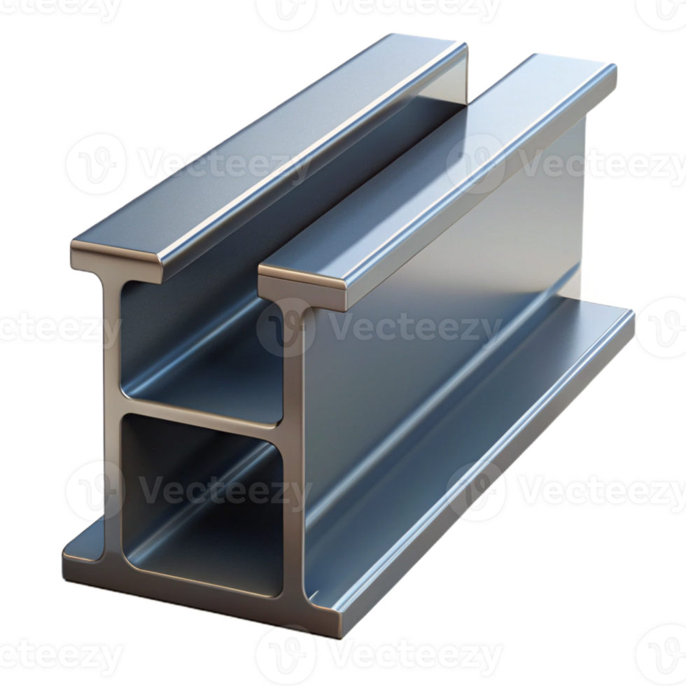 extraordinary minimalist Steel beam, I-beam cross-section high quality png