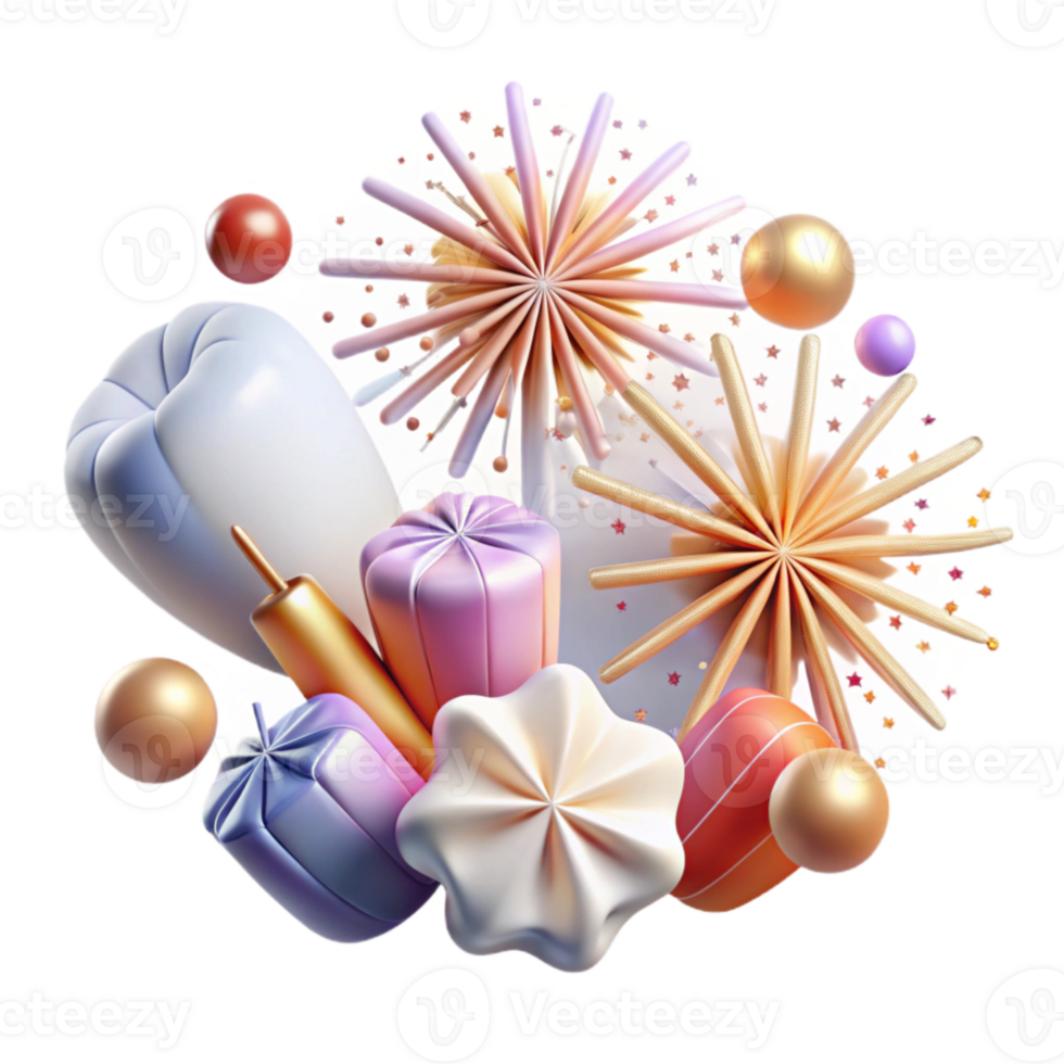 dramatic minimalist Fireworks Transparent for Website Banners high resolution png