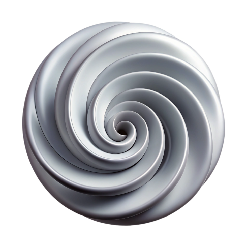 serene vintage An abstract representation of time, using a spiral motif in shades of silver and grey, with a soft, ethereal lighting. Symbolic Art style 4K png