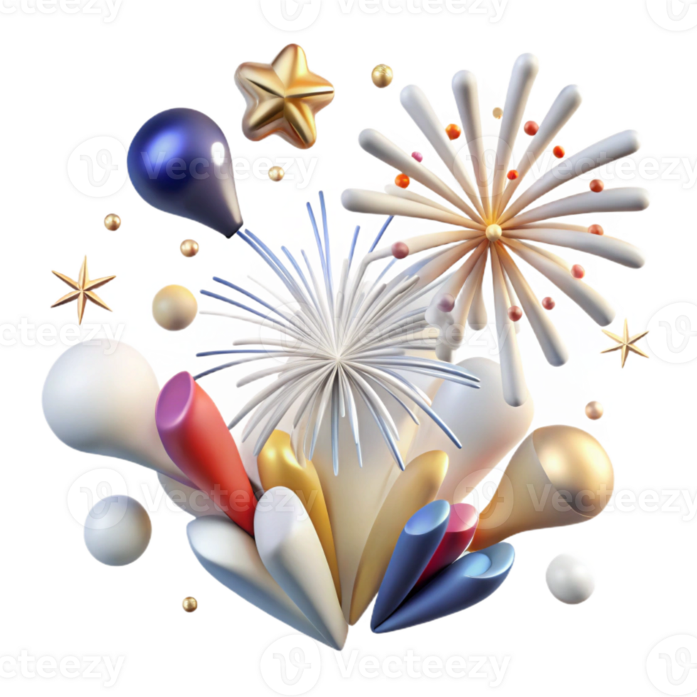 magnificent contemporary Fireworks Transparent for Website Banners premium png