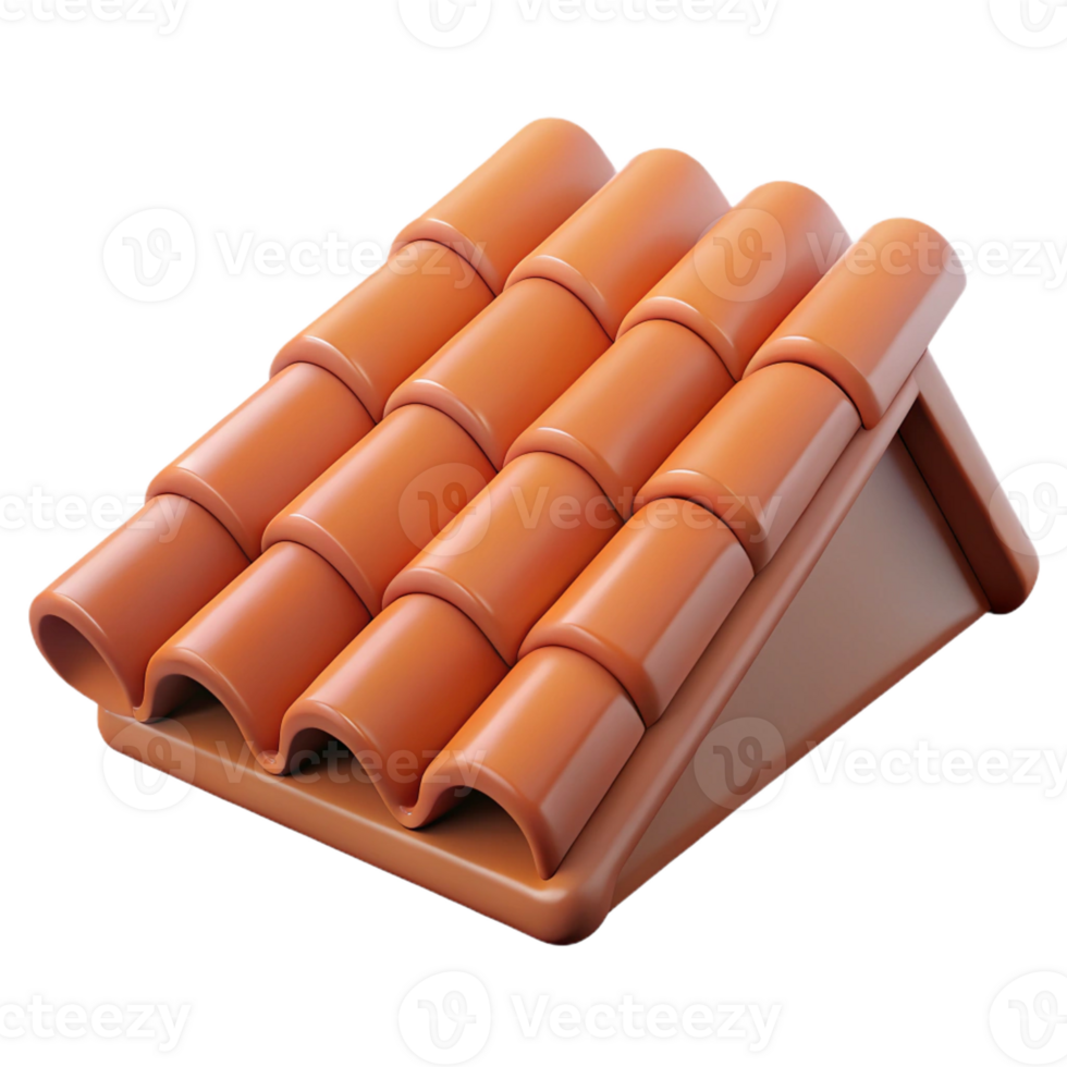 serene contemporary Roof tile, clay, terracotta professional png
