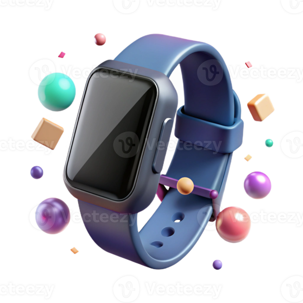 serene rustic Fitness Tracker Smartwatch Isolated for Tech Reviews high resolution png