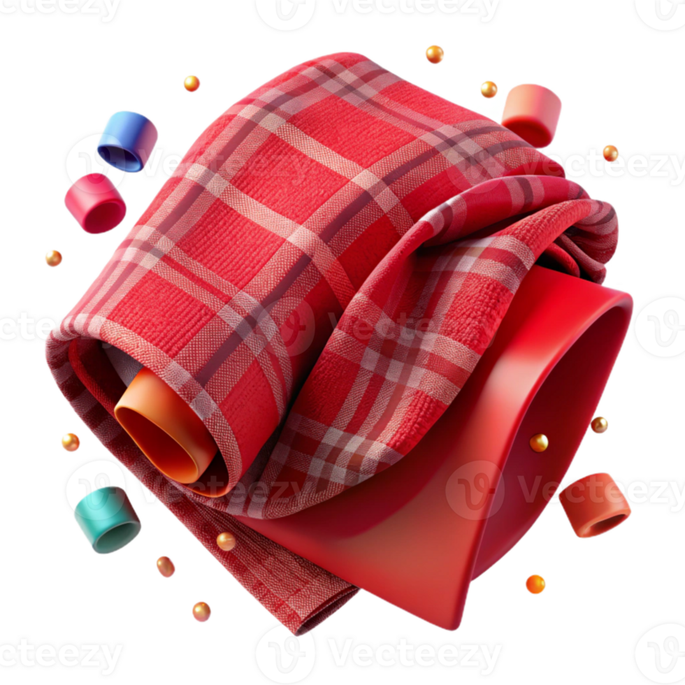 magnificent traditional Flannel Fabric Texture Red Soft Brushed Isolated high resolution png
