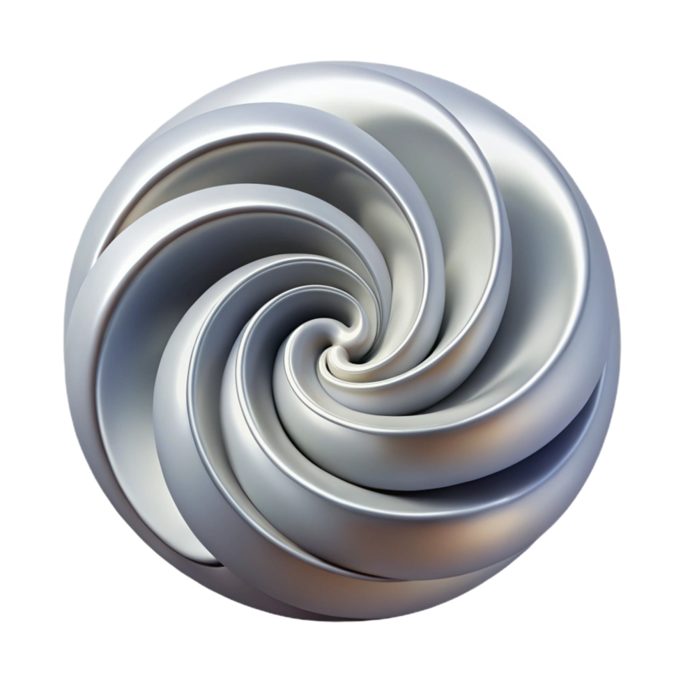 elegant traditional An abstract representation of time, using a spiral motif in shades of silver and grey, with a soft, ethereal lighting. Symbolic Art style premium png