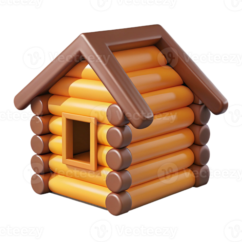 elegant creative Log cabin corner notch detail detailed png