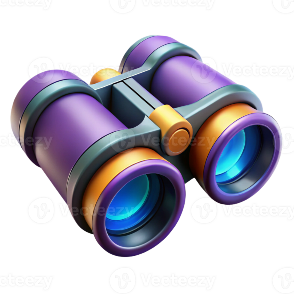 elegant rustic Futuristic binoculars with zoom and thermal vision original png