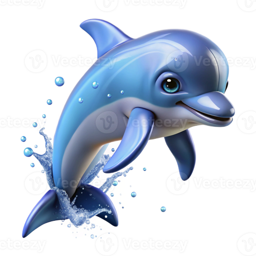 extraordinary abstract A playful dolphin leaping out of the ocean, water droplets sparkling in the sunlight, captured in a dynamic, photorealistic style professional png