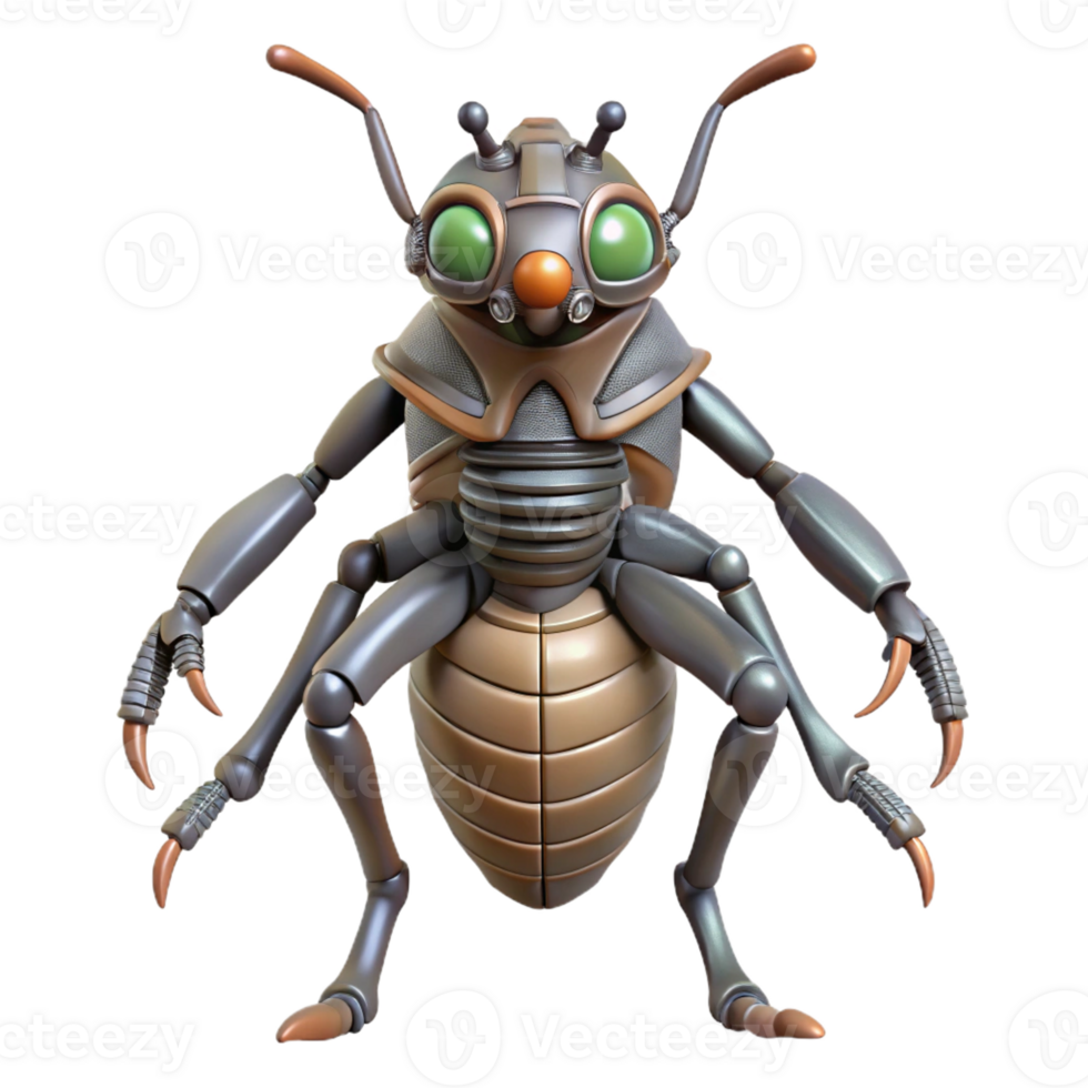 impressive creative Alien insect creature, chitinous armor, multiple limbs authentic png
