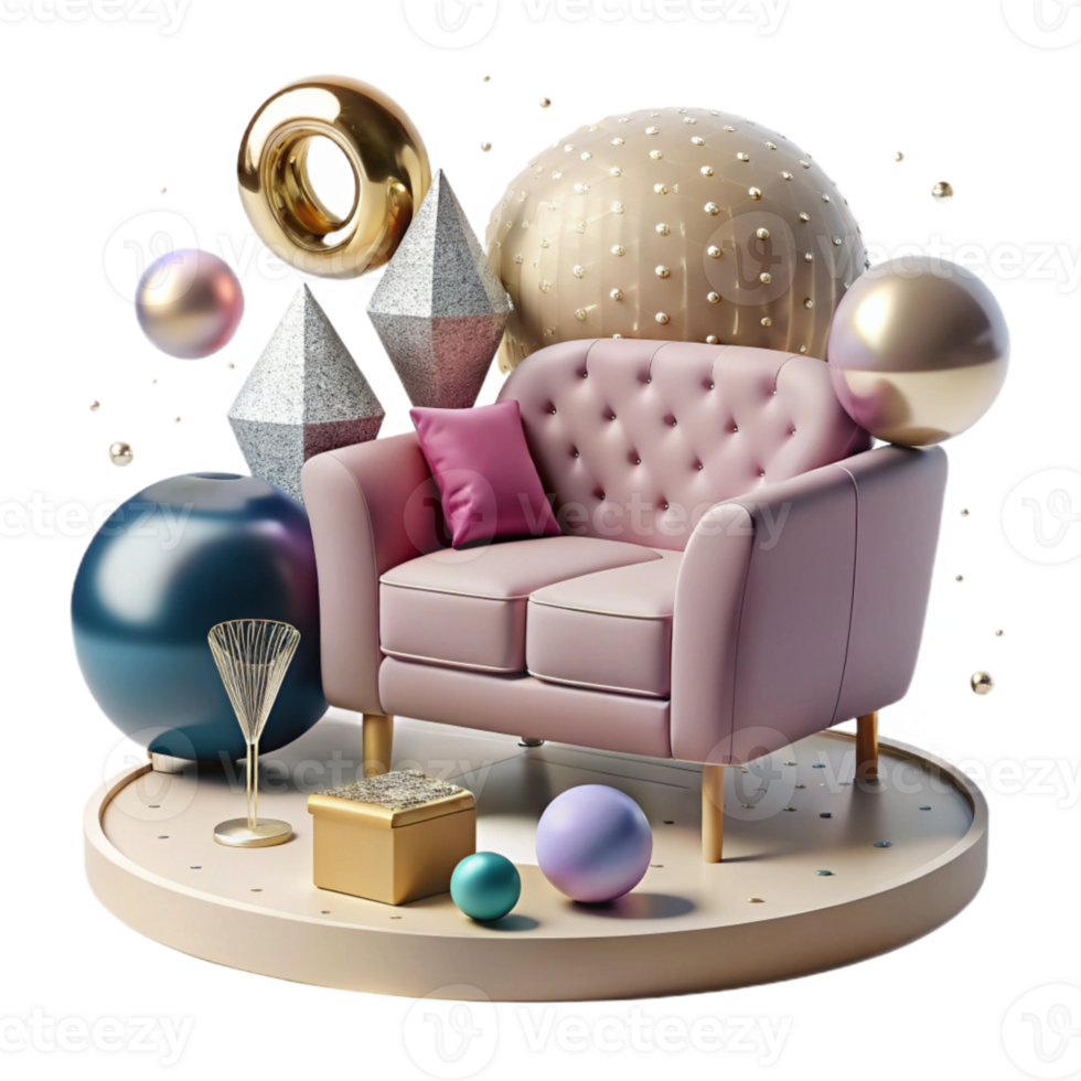 dramatic creative Furniture Silhouette Bundle Isolated for Design Resources authentic png