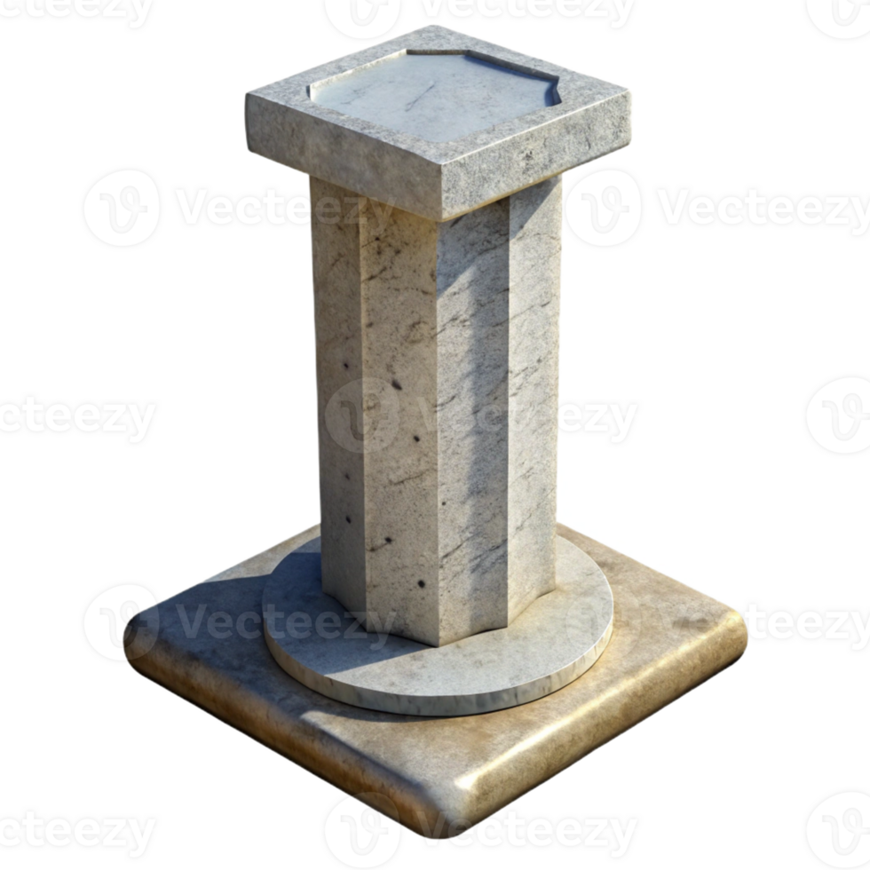 wonderful minimalist Concrete pillar, reinforced concrete genuine png