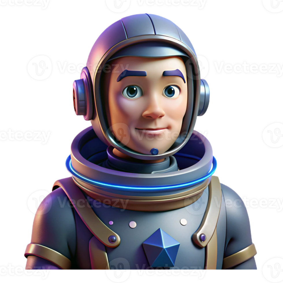 stunning rustic Portrait of a seasoned astronaut with a spacesuit and a wistful gaze, illuminated by the distant stars, in a futuristic, space-themed style authentic png