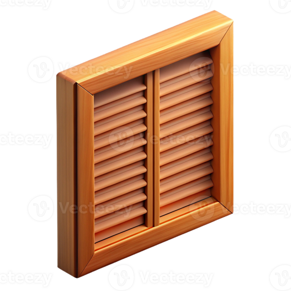 elegant modern Window shutter, wooden, louvered, exclusive png