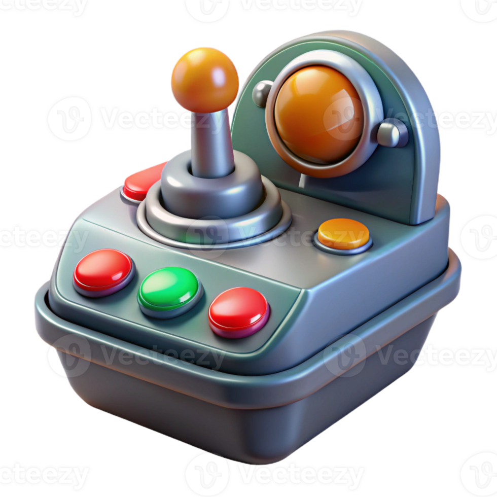 impressive abstract Spaceship control lever, buttons and dials detailed png