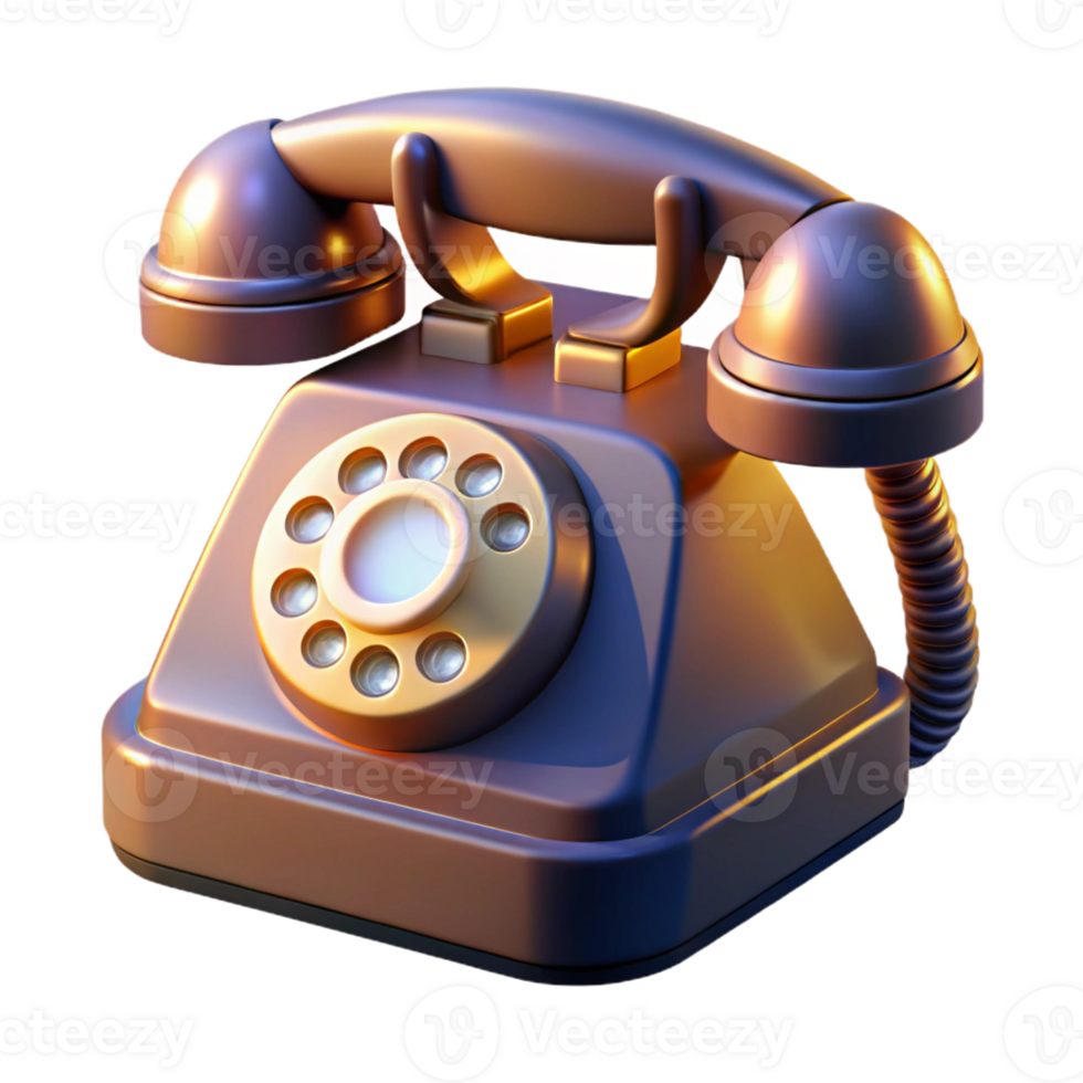 impressive minimalist A vintage rotary telephone morphing into a modern smartphone, dramatic chiaroscuro lighting, digital art style 4K png