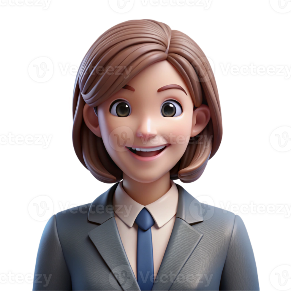 extraordinary rustic Smiling business woman, professional attire, original png