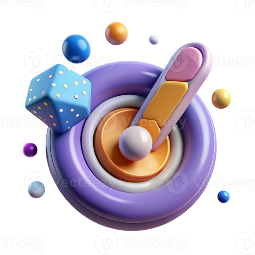 serene rustic Futuristic Loading Spinner Animation Cutout for Web Design exclusive png