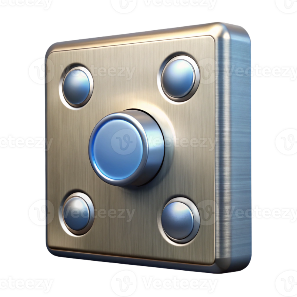 beautiful modern Elevator button panel, stainless steel, high quality png
