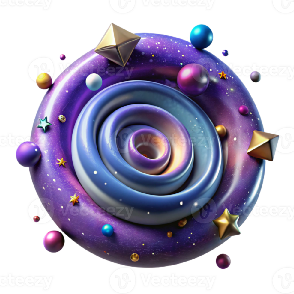 stunning vintage Galaxy Spiral Cutout for Cosmic Backgrounds professional png