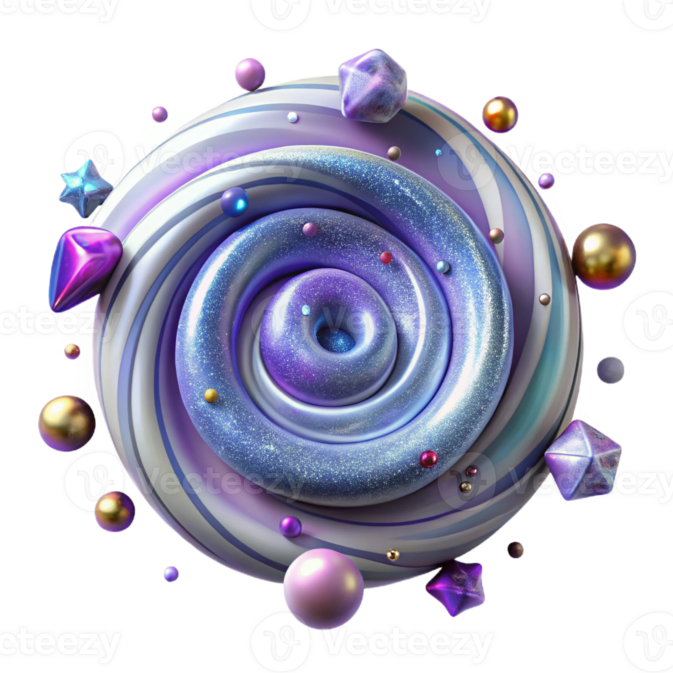 elegant rustic Galaxy Spiral Arms Transparent for Cosmic Designs professional png