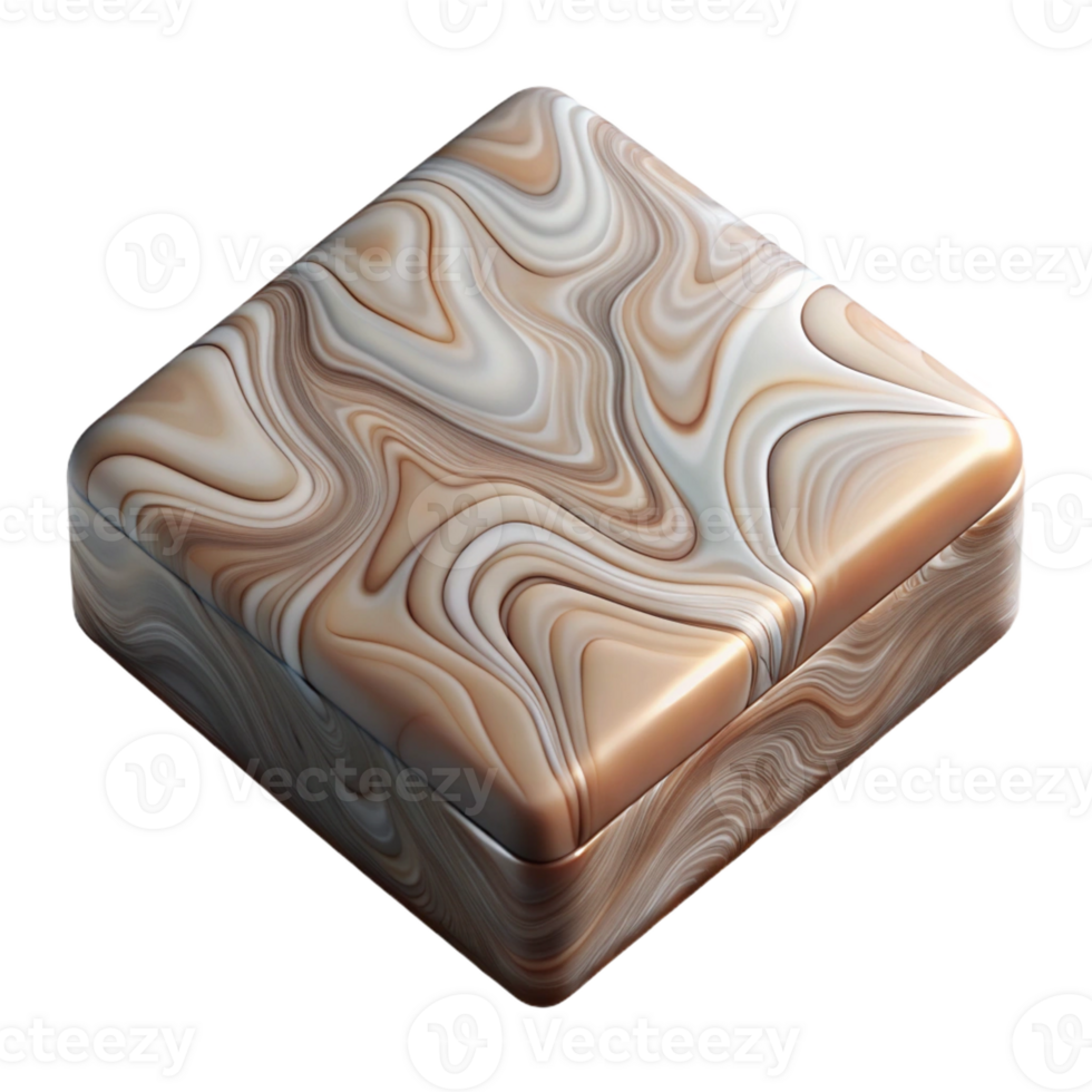 impressive artistic Marble tile, polished, veined professional png
