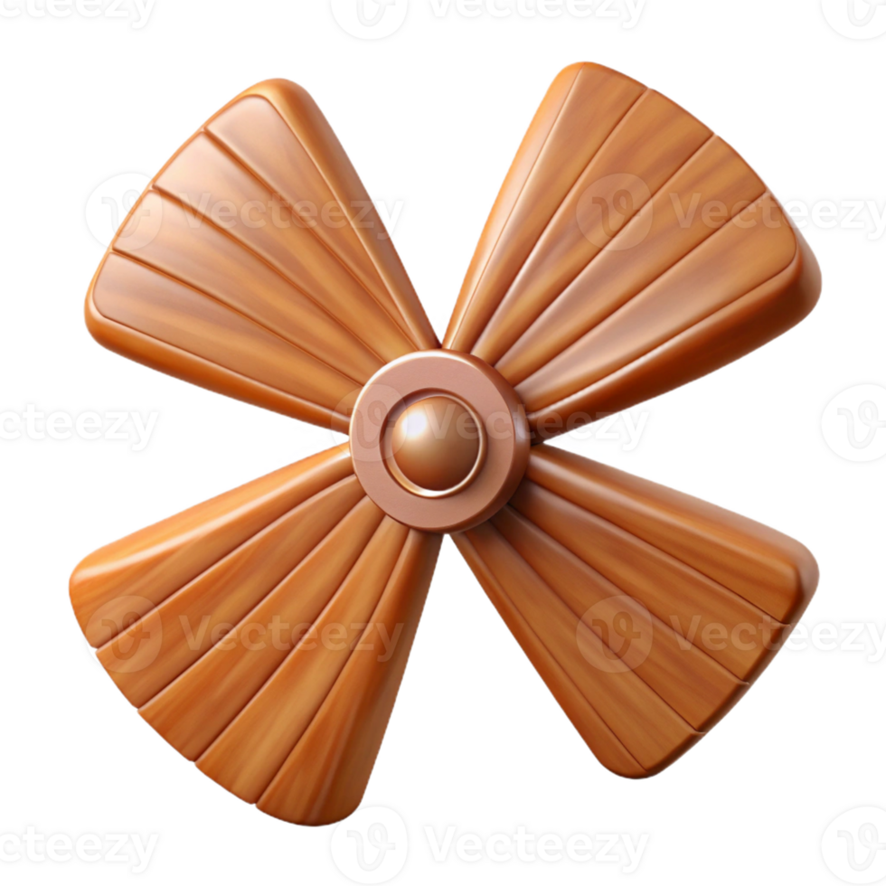 wonderful classic Ceiling fan blade, wood, carved detailed png