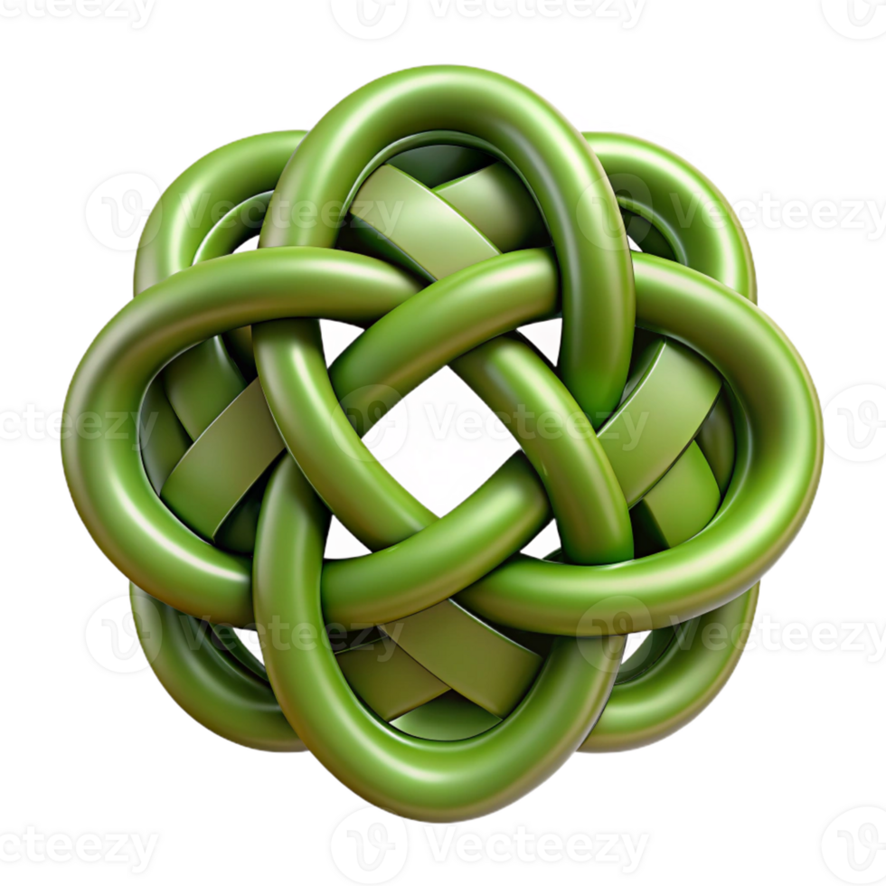 vibrant minimalist Celtic Knot, intricate and symbolic, high resolution png