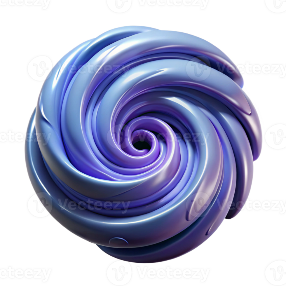 vibrant minimalist Charybdis, swirling vortex monster, high resolution png