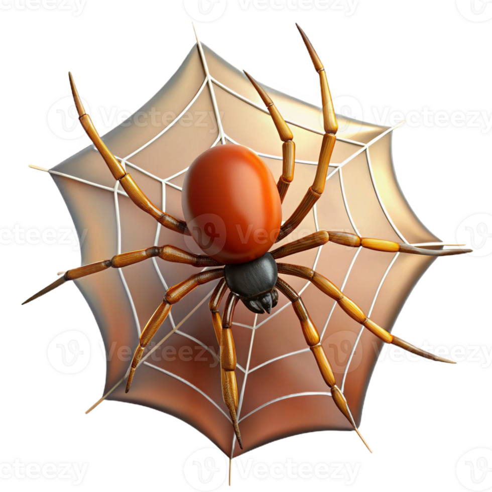 magnificent rustic A spider spinning its web, intricate and delicate, backlighting, nature documentary style 4K png