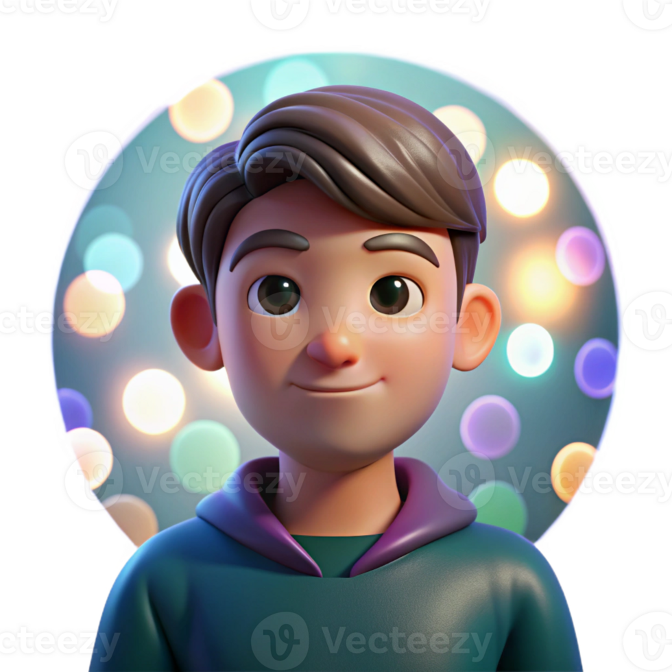 serene minimalist Portrait of a person with a bokeh effect, blurred lights in the background, bokeh photography style high resolution png