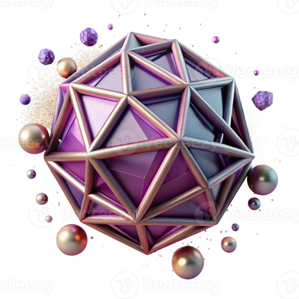 extraordinary abstract Geometric Voronoi Shapes Cutout for Branding Projects high resolution png