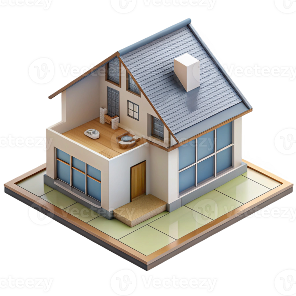 impressive minimalist Floor plan, architectural drawing, house high resolution png