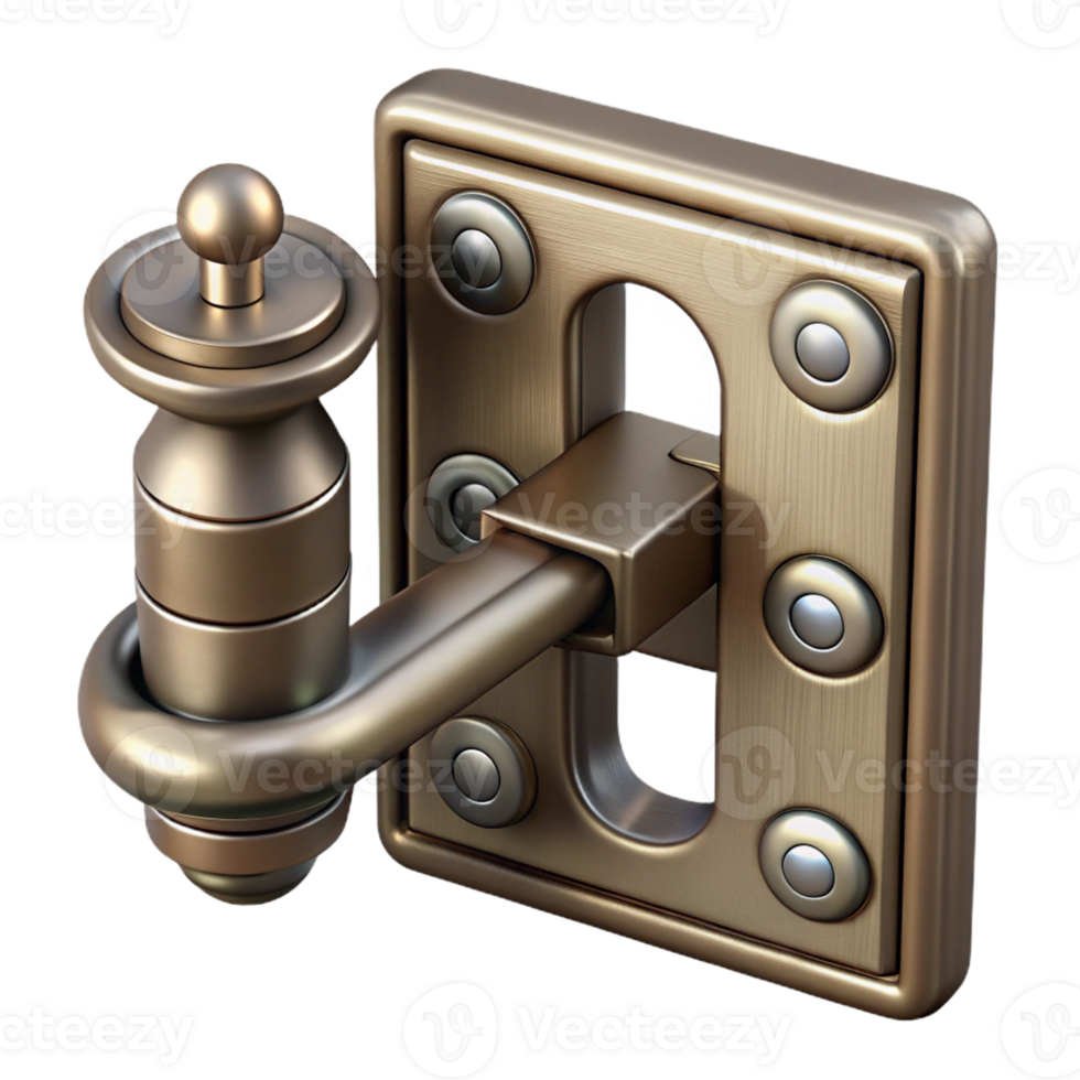 impressive traditional Window latch, vintage iron exclusive png
