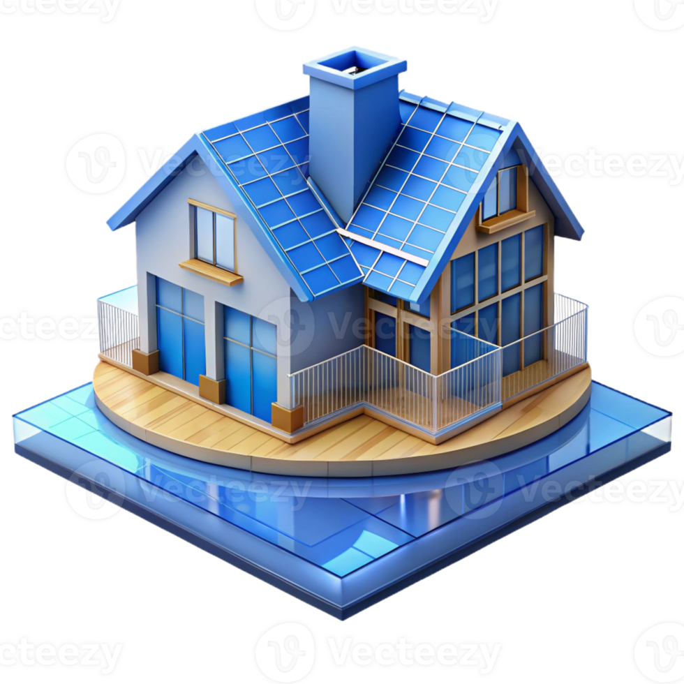 elegant contemporary Blueprint of a residential house high resolution png