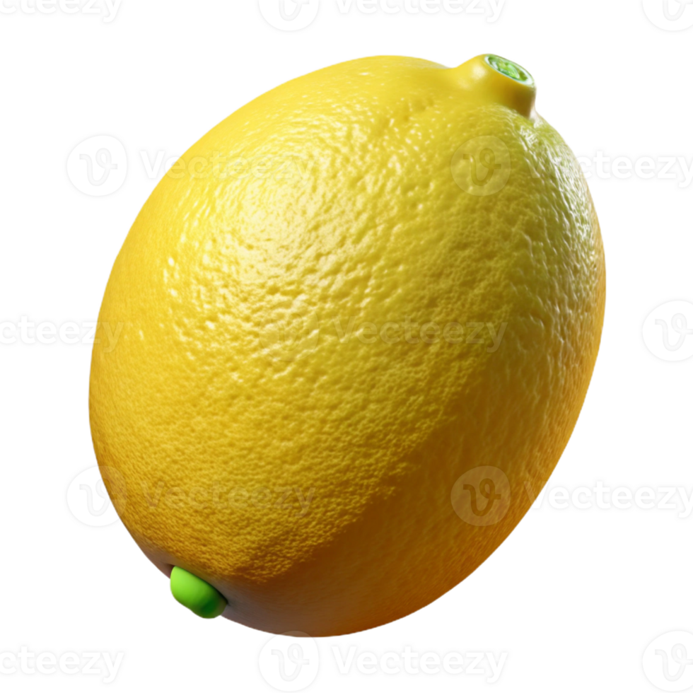 serene minimalist A single, ripe lemon, yellow and textured high resolution png