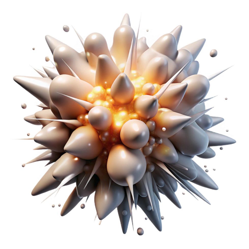 serene artistic Exploding particles of light forming a dynamic, asymmetrical composition, with a high-contrast chiaroscuro lighting, in a futuristic, abstract expressionist style genuine png