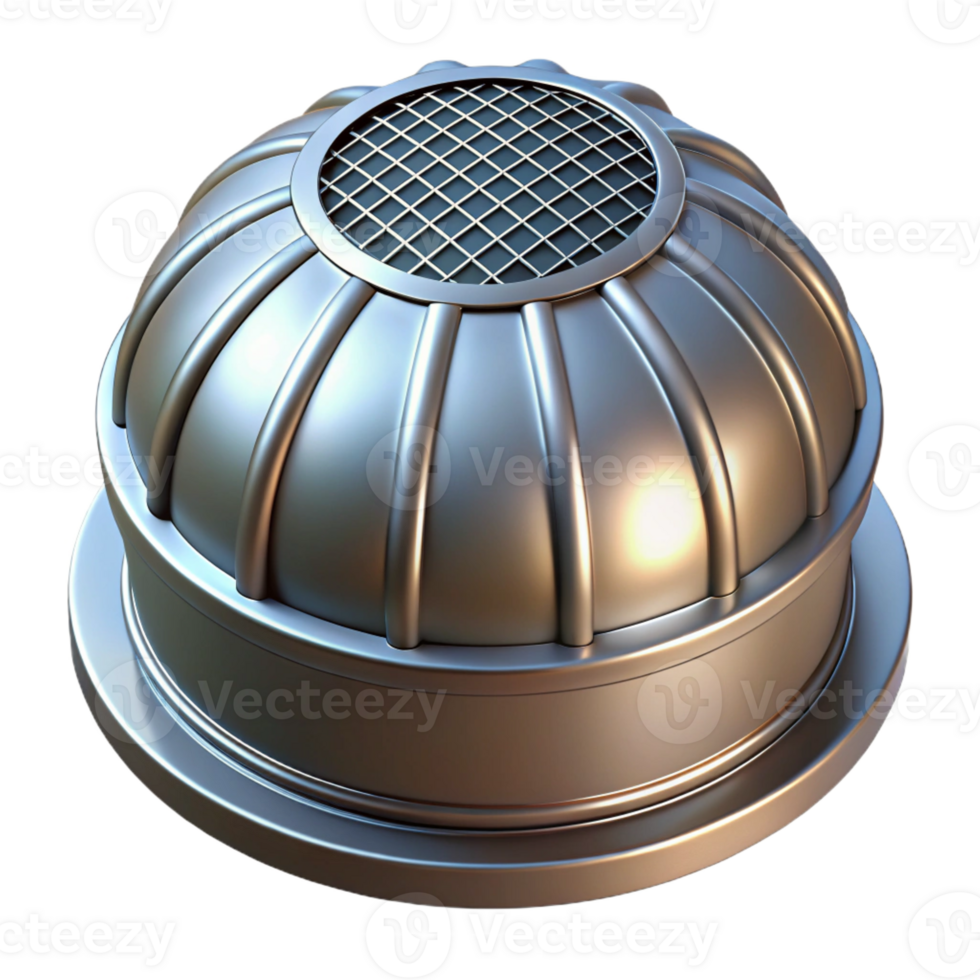 stunning creative Roof vent, metal, circular, authentic png