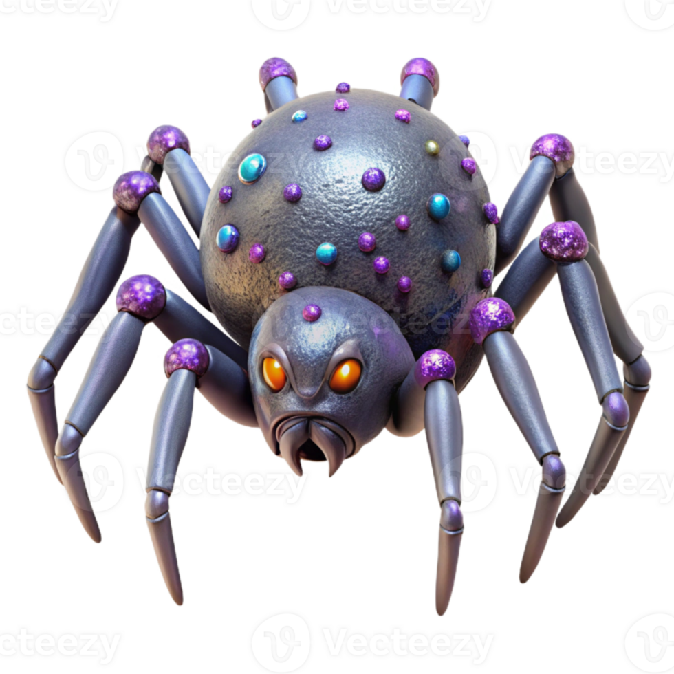 dramatic abstract Giant Spider Monster Transparent for Halloween Design high quality png