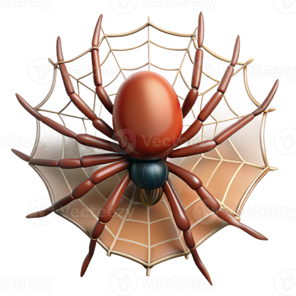 dramatic minimalist A spider spinning its web, intricate and delicate, backlighting, nature documentary style 4K png
