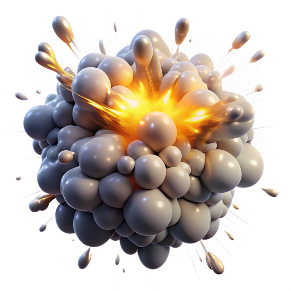 serene minimalist Exploding particles of light forming a dynamic, asymmetrical composition, with a high-contrast chiaroscuro lighting, in a futuristic, abstract expressionist style genuine png