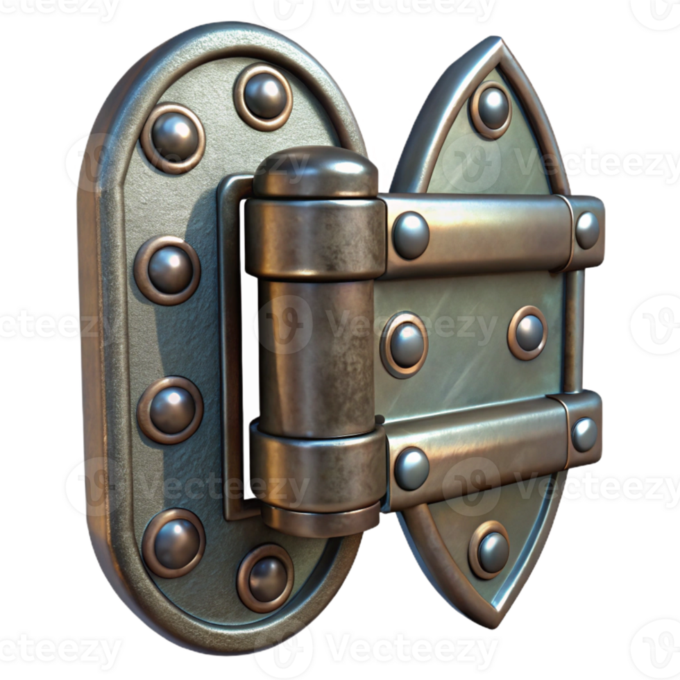 beautiful abstract Door hinge, antique, iron premium png
