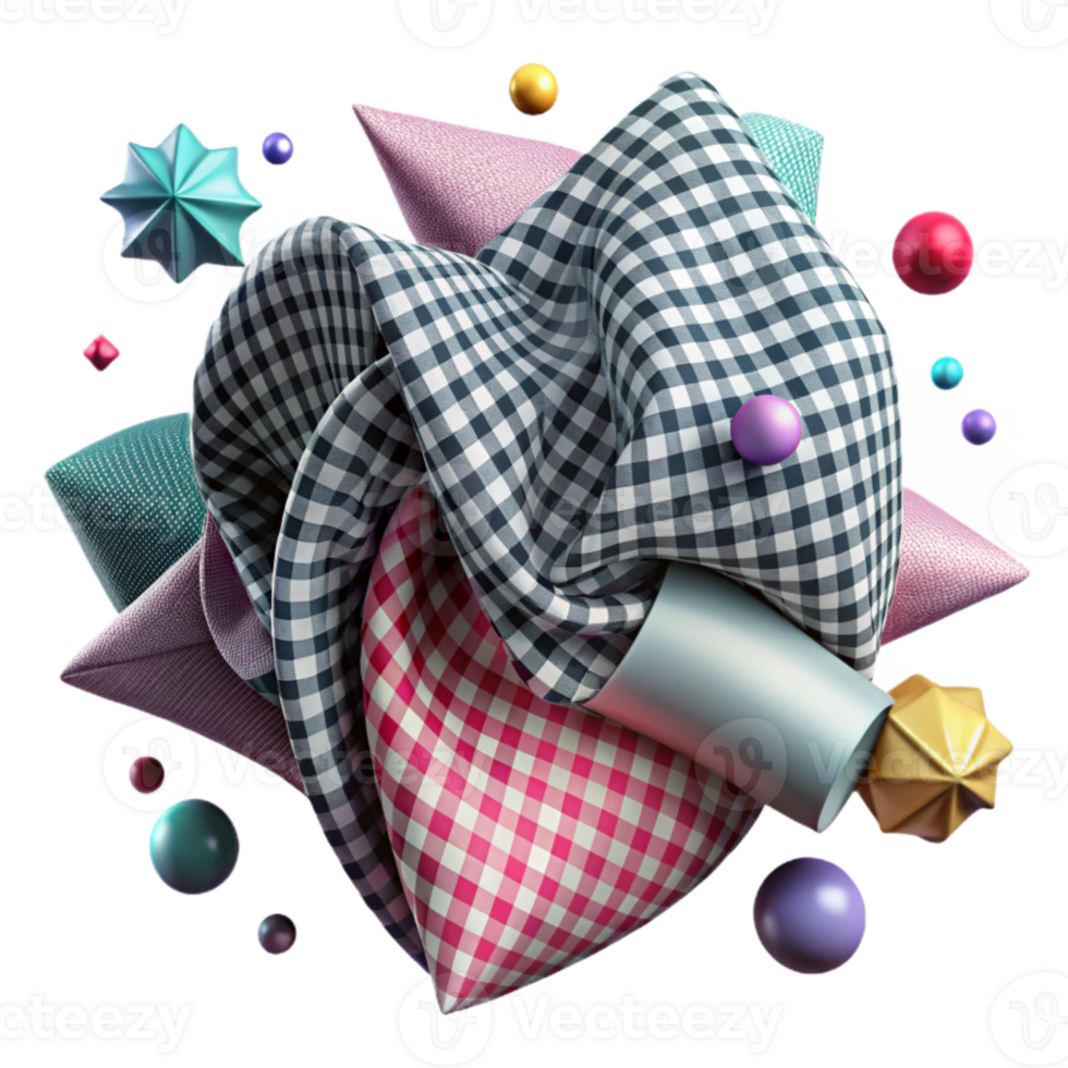 extraordinary rustic Gingham Fabric Texture Checkered Design Cutout high quality png