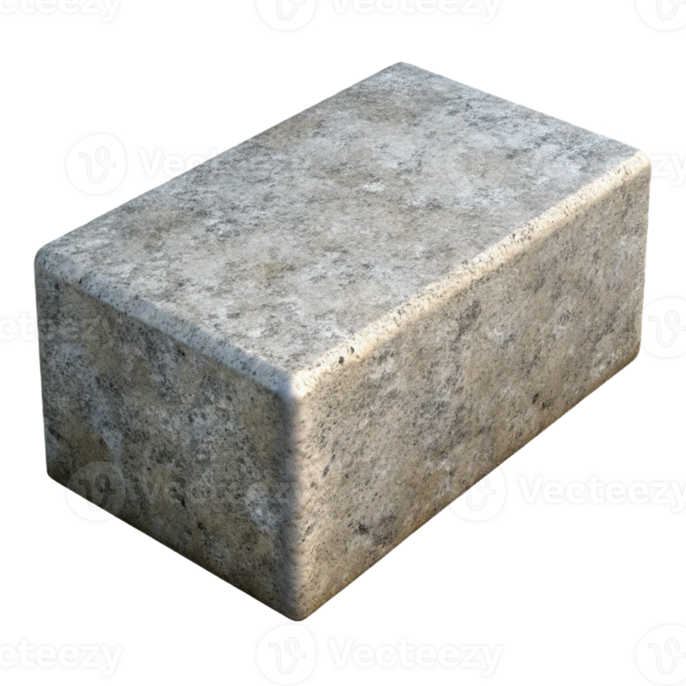 dramatic abstract Concrete block, textured surface, professional png