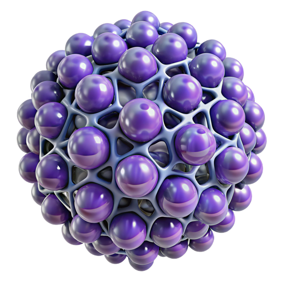 beautiful artistic Nanobot swarm forming a complex geometric shape authentic png