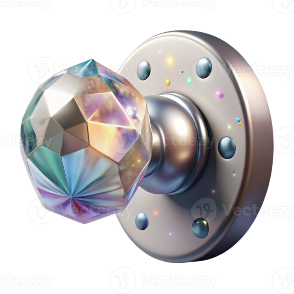 magnificent creative Glass Door Knob Frosted Finish Transparent for Privacy Applications authentic png