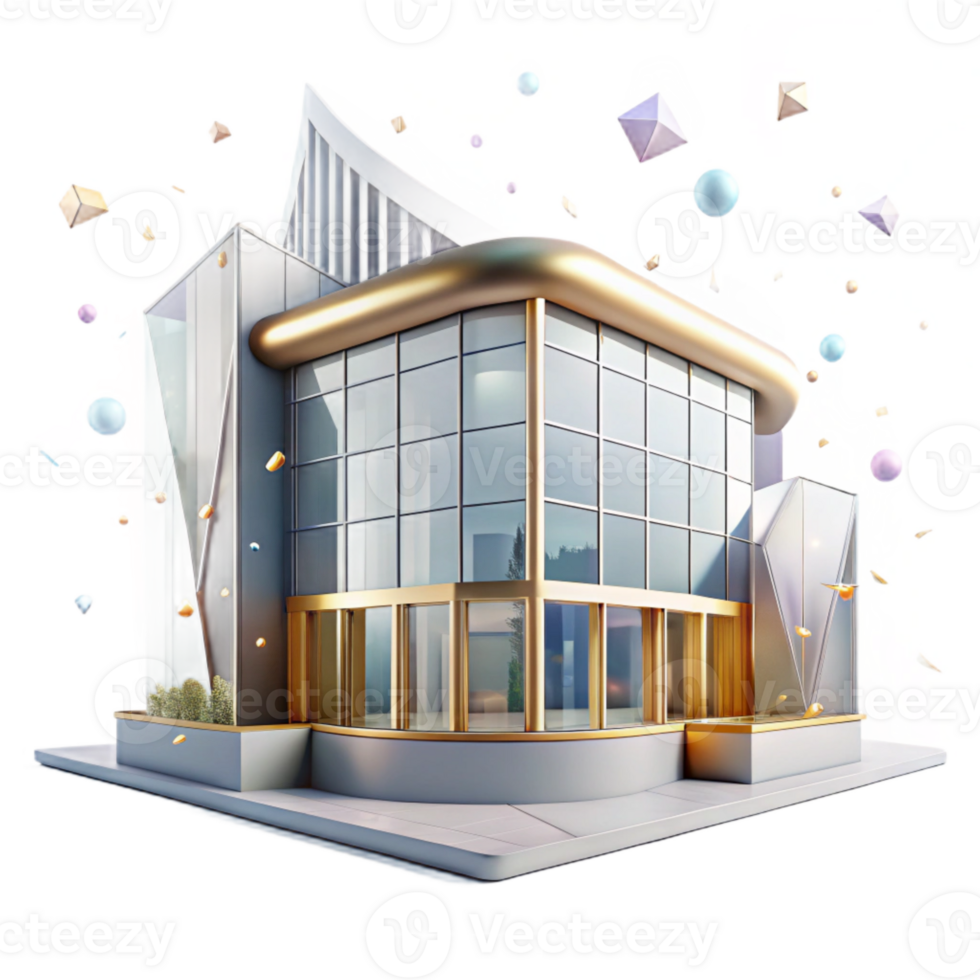 stunning traditional Glass Facade Modern Architecture Design Cutout exclusive png